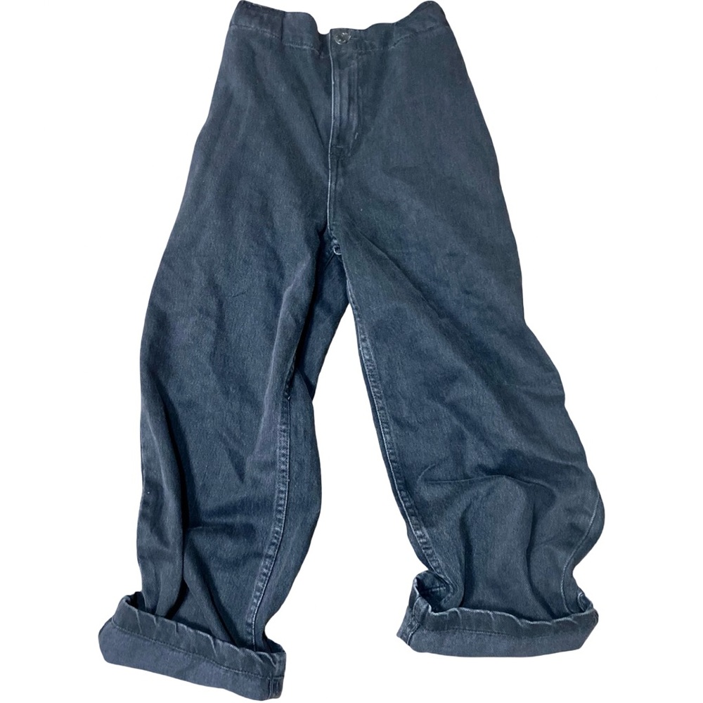 We The Free Black Barrel pull up Legged Pants
